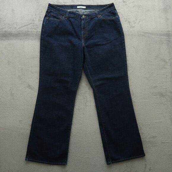 Levi's 580 Jeans Womens Size 20W Blue High-Rise Bootcut Denim 32" Inseam Stretch - Picture 1 of 16